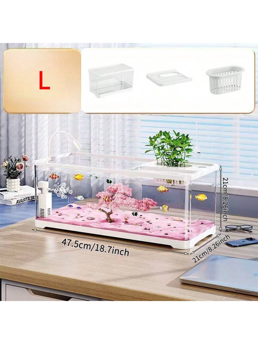 حوض سمك كبير للمناظر الطبيعية، حوض سمك مكتبي منزلي...