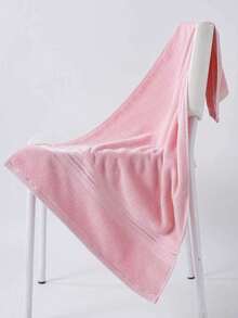 1 pezzo/3 pezzi Set di asciugamani tinta unita semplice, super morbidi e ad asciugatura rapida, non sfilaccianti, asciugamani da sauna, altamente assorbenti, leggeri e compatti, asciugamani per ospiti, asciugamani da bagno di alta qualità, accessori da bagno, il miglior regalo per i propri cari. Dimensioni asciugamano viso: 34*34, Dimensioni asciugamano mani: 34*75, Dimensioni asciugamano da bagno: 70*140 Asciugamani da doccia per salone di bellezza, hotel, sport, essenziali per la casa, asciugamani, cura della pelle - Rosa - Visualizzare 2