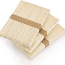 100/80/20 支天然木蜡棒精准脱毛 -、蜡木身体脱毛棒涂抹器刮刀、身体脱毛工艺棒涂抹器刮刀、天然木蜡涂抹器、木蜡工艺棒刮刀涂抹器，用于脱毛、眉毛和身体，非常适合水疗和家庭使用，夏季脱毛刮刀涂抹器 - 彩色 - 查看 10