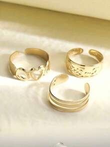 3pcs Heart & Star Shaped Anklets, Vacation Beach Summer Date Gift Casual Party Accessory