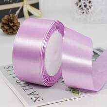 25 Yards Ribbon Floral Bouquet Decor Ribbon 4CM Gift Wrapping Ribbon Satin Ribbon Silk Ribbon Christmas Packaging Bow