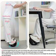 1 pezzo Tavola professionale per stiramento di gamba e caviglia, dispositivo per il rafforzamento muscolare, tavola per stiramento di caviglia e polpaccio, pedana multifunzionale per l equilibrio, allenamento della flessibilità, massaggio muscolare e yoga, migliora la flessibilità dell arco plantare, massaggiatore per piede e polpaccio, accessorio per yoga e fitness