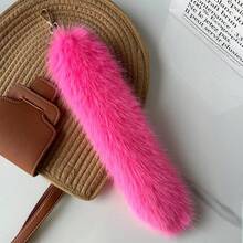 1 pezzo Portachiavi peluche a forma di coda di animale - Adatto per cosplay in tutte le stagioni - Vari portachiavi e portachiavi per auto, anelli portachiavi, appendichiavi, eleganti portachiavi per borse, appendichiavi per zaini, pendenti per zaini, regali di compleanno, regali per feste, piccoli regali per vacanze, ciondoli per borse auto, accessori auto, regali per amici, sorelle, regali per la madre, il padre, la laurea e l'insegnante - Multicolore - Visualizzare 21