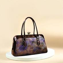 Nueva bolsa de tote de gran capacidad con estilo vintage, bolso de hombro suave y ligero, adecuado para uso casual diario de mujeres