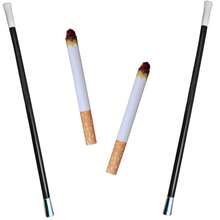 1 Retractable Smoking Pipe + 1 Fake Cigarette, Halloween Retractable Smoking Pipe Fake Cigarette Prank Toy, COSPLAY, Party Props, Halloween Ball