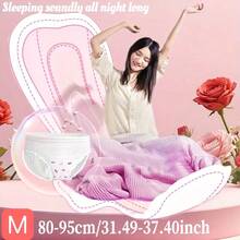 30 Pack Disposable Period Panties For Women, Menstrual Underwear, High Absorbency, Leak-Proof Nighttime Protection, 360° Stretch Elastic Waistband, Comfortable & Breathable, Travel Essential, Sanitary Pad Alternative Sexy Saudi Arabia's National Day Outdoor Use Portable Travel Menstrual Pads - White - View 3
