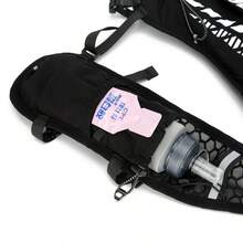 Running Vest With 500ML Soft Flask And Cooling Towel For Women Men,Lightweight Reflective Hydration Vest Pack , Breathable Functional Running Vest, Camel Hydration Backpack Water Backpack For Trail Running, Cycling, Hiking & Marathons - 4pcs: Black Backpack + Water Bag + Water Cup + Sweat Towel - View 9