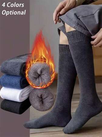 20 Pairs Men's Thick Wool Crew Socks, Winter Socks, Snow Socks, Thermal Socks, Suitable For Skiing, Cycling, Outdoor Sports, Christmas/Thanksgiving/New Year Gifts, Comfortable Socks For Daily Life, Fashionable Outdoor Running Socks