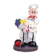 Funny Resin Chef Bottle Holder, Kitchen Bar Decor With Bottle Opener, Practical Home Accessory