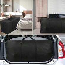 Bolsa de Almacenamiento 2 Unidad, Duffle Bag para Mudanza, Caja con Cremallera y Asas Reforzadas, para Ropa, Juguetes, Colchas y Sábanas - 290 litros - Ver 6