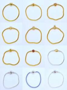 1 件女士各种水钻扣饰蛇骨手链系列原创 1：1 模型完美女士礼物