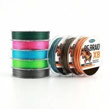 Braided Fishing Line - Pro Grade Power Performance Saltwater Freshwater Fish - Colored Fishing Line Braid For Extra Visibility