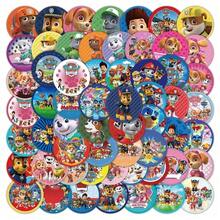60pcs Paw Patrol Cartoon Character Stickers, Patrol Puppy Stickers For Notebook, Phone, Guitar, Skateboard, Fridge, Birthday Party Gifts - Multicolor - View 4