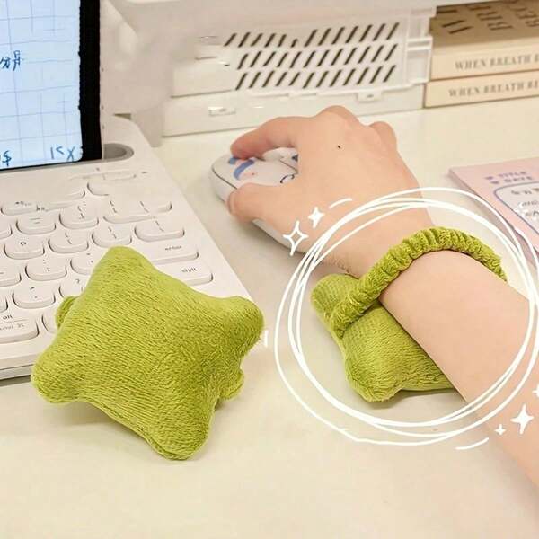 Ergonomic Wrist Support Pillow Suitable For Office Workers, Anti-Fatigue Keyboard And Mouse Pad, Comfortable Computer Desk Accessory, Workstation Comfort | Ergonomic Design | Soft Plush Material