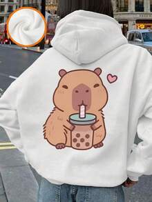 1 Stück Mädchen Lässig bedruckter Pullover Hoodie Sweatshirt, warm thermisch gefüttert, Langarm, Herbst/Winter Studentenbekleidung - und bunter Hoodie, um die Fantasie jedes Kindes anzuregen