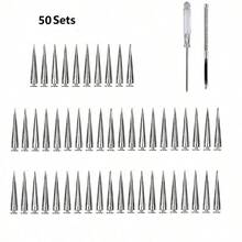 Pack Of 10/30/50 Cone Spikes Screwback Studs For Punk Clothing And DIY Crafts