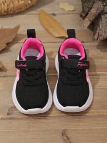 1 par de zapatos deportivos, casuales y de estudiante, de suela ligera y suave, con diseño de de tela y PU, adecuados para todas las estaciones, unisex