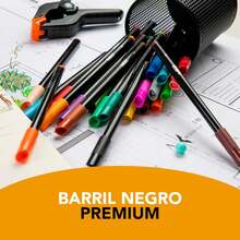 BIC, Plumones de Colores, Intensity, Punta Fina de Bala, Colores Vibrantes y Ultra Vivos, Suaves al Dibujar, Ideal para Escritura, Lettering y Creatividad, 24 Unidades - 1 - Ver 8