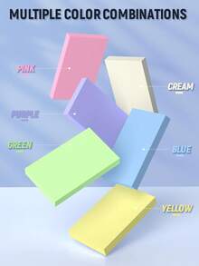 Tarjetas de índice de colores 3x5 pulgadas, fichas para aprendizaje, tarjetas 3x5 pulgadas resistentes y gruesas para uso en oficina, hogar y escuela, colores surtidos, empaquetadas individualmente por color, 50 tarjetas por paquete