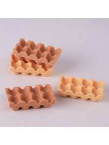 Mini Food Play Dollhouse Egg Tray Box With Yellow And White Speckled Quail Eggs, Miniature Simulated Kitchen Toy Model