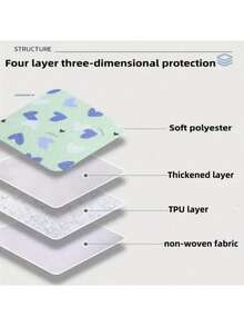 Waschbare Inkontinenzeinlagen, undurchlässige Bettschutzmatten für Senioren & Haustiere, verschiedene Größen & Farben, aus Vliesstoff, ideal für Menstruation & Heimgebrauch, Weihnachtsstrumpf-Füllungen, Geschenke, witzige Geschenke, Ramadan, personalisierte Geschenke