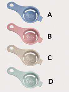 2/1pc Egg White Separator Egg Yolk White Separator Egg Separator Egg Whites Strainer Filter Divider Egg Separator Tool Kitchen Baking Gadget - Multicolor - View 5