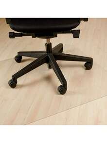 Tapete protector para suelos de oficina: Resistente a arañazos y antideslizante (90 x 120 cm). Para laminado, parquet, baldosas y moqueta. PVC, apto para calefacción por suelo radiante.