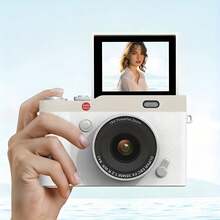 2-In-1 High Definition Digital Camera With Dual CCD Sensors, Vintage Style For Travel Photography, 2 Styles Available (Includes 32GB Memory Card), Great Gift For Students, Christmas, Halloween, Thanksgiving, Birthdays