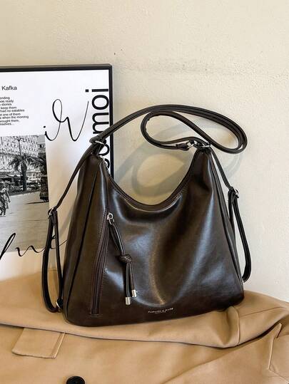 韩版时尚女新款链条肩带背包休闲大容量多功能单肩包，