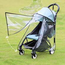 YOYO婴儿推车雨罩，婴儿推车配件挡风罩，婴儿推车保温罩，雨衣，防滴 - 彩色 - 查看 3