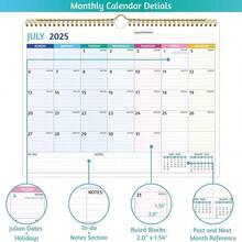 2026 Wall 2026, 14.57 11.42, 2026 U2013Dec 2026, Months 2025 - 2026, Monthly With Ruled Blocks, Thick, - - 最初的 - 查看 5