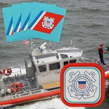 DU.S. Coast Guard Party For 16 Guests! Includes 16 Ea. . Dinner Plates And Luncheon Napkins In The Official U.S. Coast Guard Logo By Havercamp10 - 如圖 - 查看 6