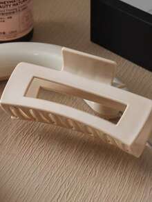 1 Stück/6 Stücke einfarbige, weiche Silikon Haarkralle, weicher Aufprallschutz für den Hinterkopf, langanhaltend Clip mit Premium-Gefühl, weiche Silikon Haarspange geeignet für alle Jahreszeiten, Damen