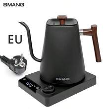 1 szt. czajnik elektryczny z gęsią szyjką do użytku domowego z regulacją temperatury i izolacją, 1200 W, szybkozagotowujący wodę czajnik elektryczny, pojemność 1000 ml, stabilny przepływ wody, materiał: stal nierdzewna 304