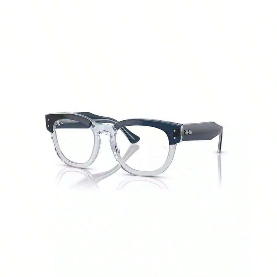 Ray-Ban Unisex Mega Hawkeye Optics Eyeglasses, RB0298V | | Women Eyewear Frames - Màu xanh trên màu xanh trong suốt - Xem 1
