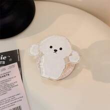 Original Korean Style Funny Animal Zoo Magnetic Holder, Classic Personalized Desktop Airbag Suitable For Phone/Tablet Telescopic Stand, Pop-Up Socket Phone Grip, Phone Accessories, Phone Decoration, Phone Essentials, Phone Pull-Out Stand, Phone Grip, Small Gift For Lover, Relatives, Friends Compatible With IPhone, Android Phone, Gift For Birthday, Family, Friends Push-Pull Phone Grip Phone Holder - Multicolor - View 3