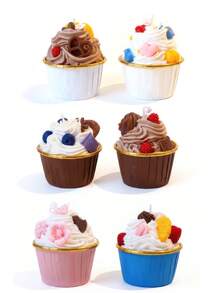 1/2/6 Nến thơm tráng miệng | Sáp đậu nành thủ công với lớp phủ chân thực | Quà tặng dễ thương cho phụ nữ, sinh nhật, đám cưới, trang trí nhà cửa - Nhiều màu - Xem 8