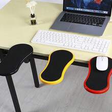 1pc 180° Adjustable Sliding Desktop Extension Arm - Ergonomic Wrist And Arm Support, Suitable For Gaming, Office, Study And More - Durable Desktop Extension Bracket, Random Connecting Accessories Included, Does Not Affect Usage