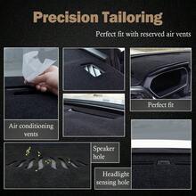 - Funda para salpicadero para Equinox 2024 - 2018 sin modelos HUD alfombrilla antirreflejos, almohadilla antideslizante para protector negro - Negro - + Fit 18-24 Equinox - (Negro) - Ver 3