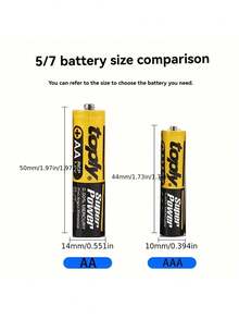 60pcs AAA/AA Size 7/5 Disposable Batteries, 1.5V AA Batteries For LED String Lights, Toys, Remotes, Household, Christmas Gift Accessories