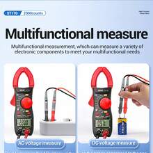 Voice Broadcast Clamp Meter Digital High Precision Clamp Multimeter AC Electrical Tester Electrician Multimeter