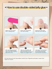 10pcs Oval Shaped Glitter French Manicure With Handpainted Cat Eye, Black Polka Dots & White Rhinestones Nail Stickers, Suitable For Dates, Parties, Concerts - Reusable, Comes With Mini Cuticle Pusher