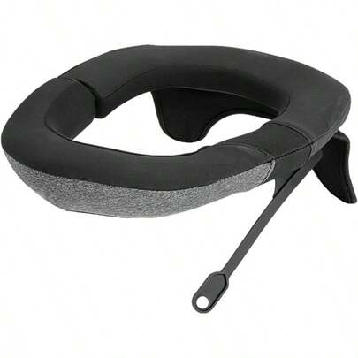 Anillo para el cuello Powersports, protector de cuello para motocicleta, Anillo de engranaje para el cuello de ciclismo - Collar de con reposacabezas negro, protector de cuello para bicicleta, motocicl