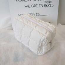 1 Peça Bolsa de Maquiagem Fofa Quadriculada de Diamante Impermeável Transparente, Bolsa de Embreagem da Moda, Carteira, Bolsa de Armazenamento de Pequenos Itens para Chave, Fone de Ouvido, Moeda, Batom, Óleo Labial, Cartão, Acessórios de Meninas, Essenciais de Faculdade, Férias, Cruzeiro, Férias de Verão, Organizador com Zíper, Bolsa de Armazenamento de Maquiagem Feminina, Bolsa de Maquiagem, Bolsa de Toucador, Bolsa de Viagem, Essenciais de Cruzeiro, Essenciais de Férias para Homens e Mulheres