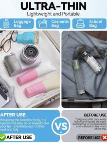 16pcs Travel Container Leak-Proof Covers, 12/10/8/4/1pcs Set Silicone Leak-Proof Bottles For Toiletries, Fits Most Bottle Sizes, Elastic Sleeves, Unisex, Multicolor, Suitable For Travel Organizer, Travel Essentials, School Supplies, Holiday Camping, Mini Perfume (Unisex), Beach Fragrance, Christmas Gift, Halloween Gift - 多色 2 - 查看 6