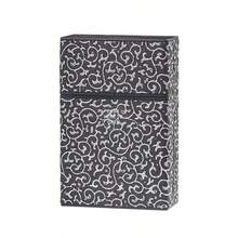 1PC Zebra Stripe Plastic 20-Cigarette Pack Cigarette Case, Portable With Lid And Snap Closure, Anti-Pressure And Moisture-Proof, Exquisite Cigarette Storage For Men And Women - Multicolor - View 5