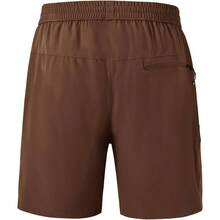 - Pantalones cortos deportivos de senderismo para hombre, elsticos, de secado rpido, con bolsillos con cierre, para pesca, viajes - M + 10 - café - Ver 2