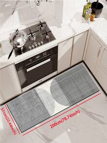 [HOT!!!] 1 buah Keset Dapur Silikon, Pola Garis Abu-abu Kelas Atas, Keset Dapur Anti-Lelah Empuk, Keset dan Karpet Dapur Penyerap, Keset Karet Lembut Silikon Minimalis, Cocok untuk Dapur, Kamar Mandi, Lorong, Ruang Cuci dan Lainnya - MultiWarna - View 20