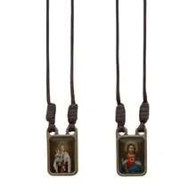 Our Lady Of Mount Carmel Sacred Heart Of Jesus Metal Scapular With Leaflet - 1個單位 - 查看 8
