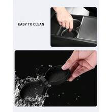 2024 2025 - Alfombrilla para consola central de TPE modelo 3 para accesorios interiores modelo 3 Highland - Portavasos - Ver 7